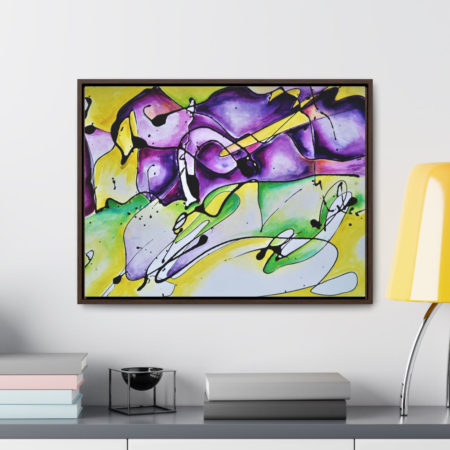 Purple Mountains Gallery Canvas Wraps, Horizontal Frame