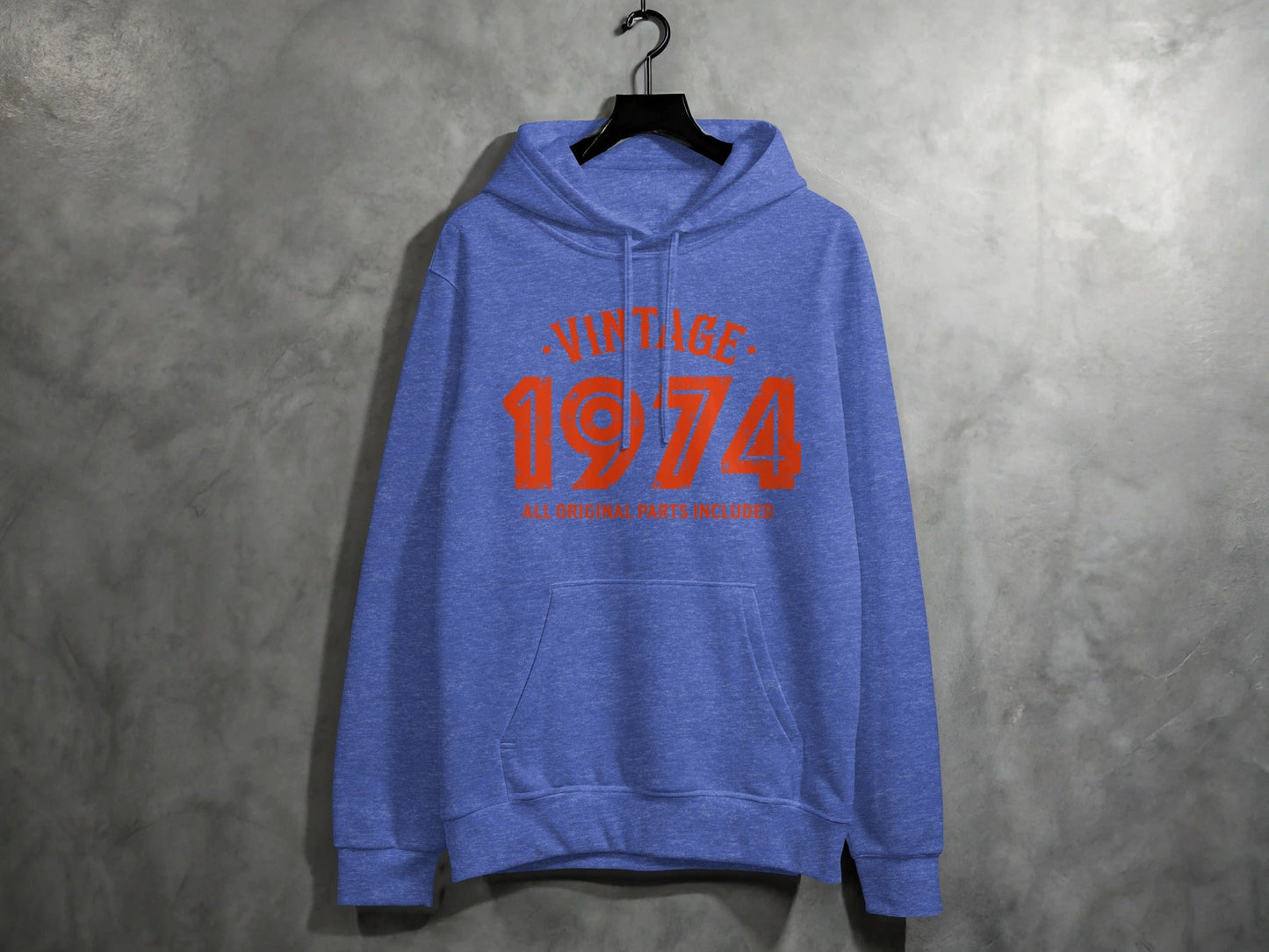 Vintage 1974 All Original Parts Included Design Hoodie- Cloud 16 Clothing Co.- {{Product type}}