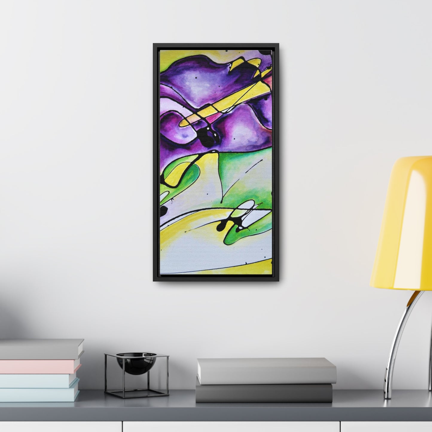 Purple Mountains Gallery Canvas Wraps, Vertical Frame