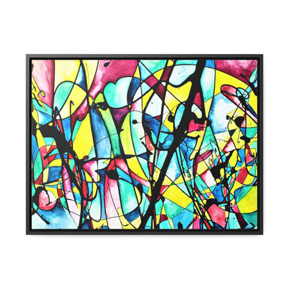 Alien Lady Gallery Canvas Wraps, Horizontal Frame 24″ x 18″ Black Premium Gallery Wraps (1.25″)