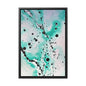 Teal Burst Gallery Canvas Wraps, Vertical Frame 12″ x 18″ Premium Gallery Wraps (1.25″)