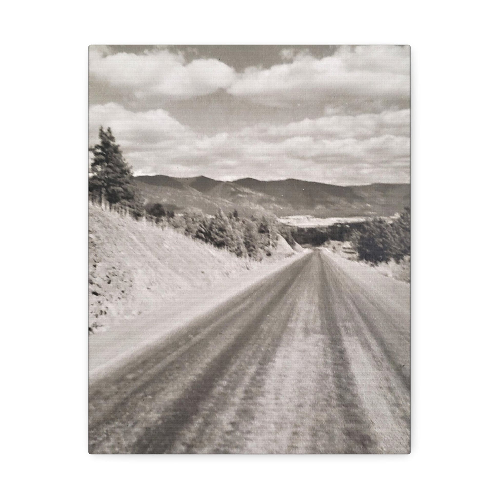 Western Road Stretched Canvas