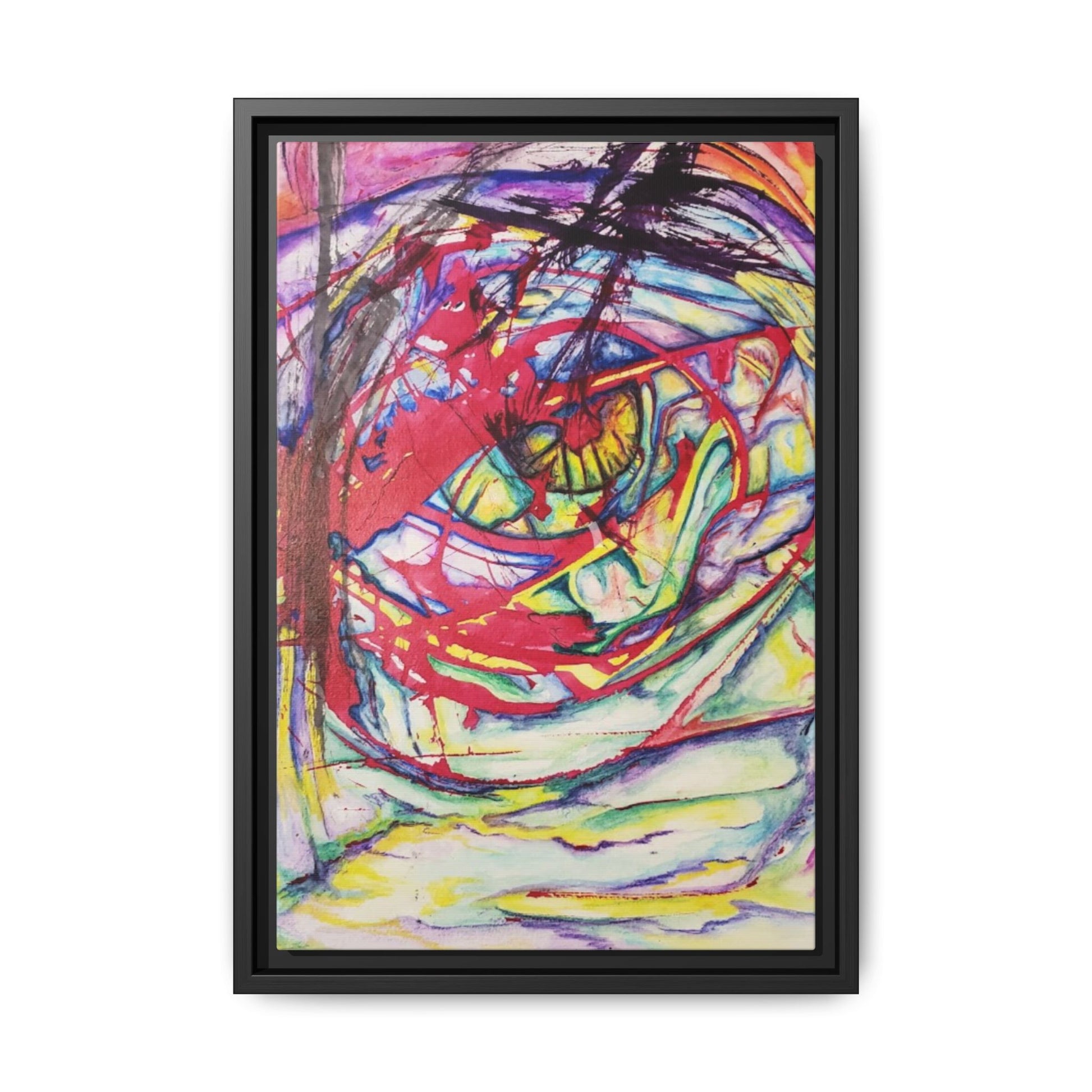 The Eye Framed Art Print - Kia Day Design