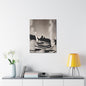 Norris Geyser Yellowstone Stretched Canvas 1.5" 24″ x 30″