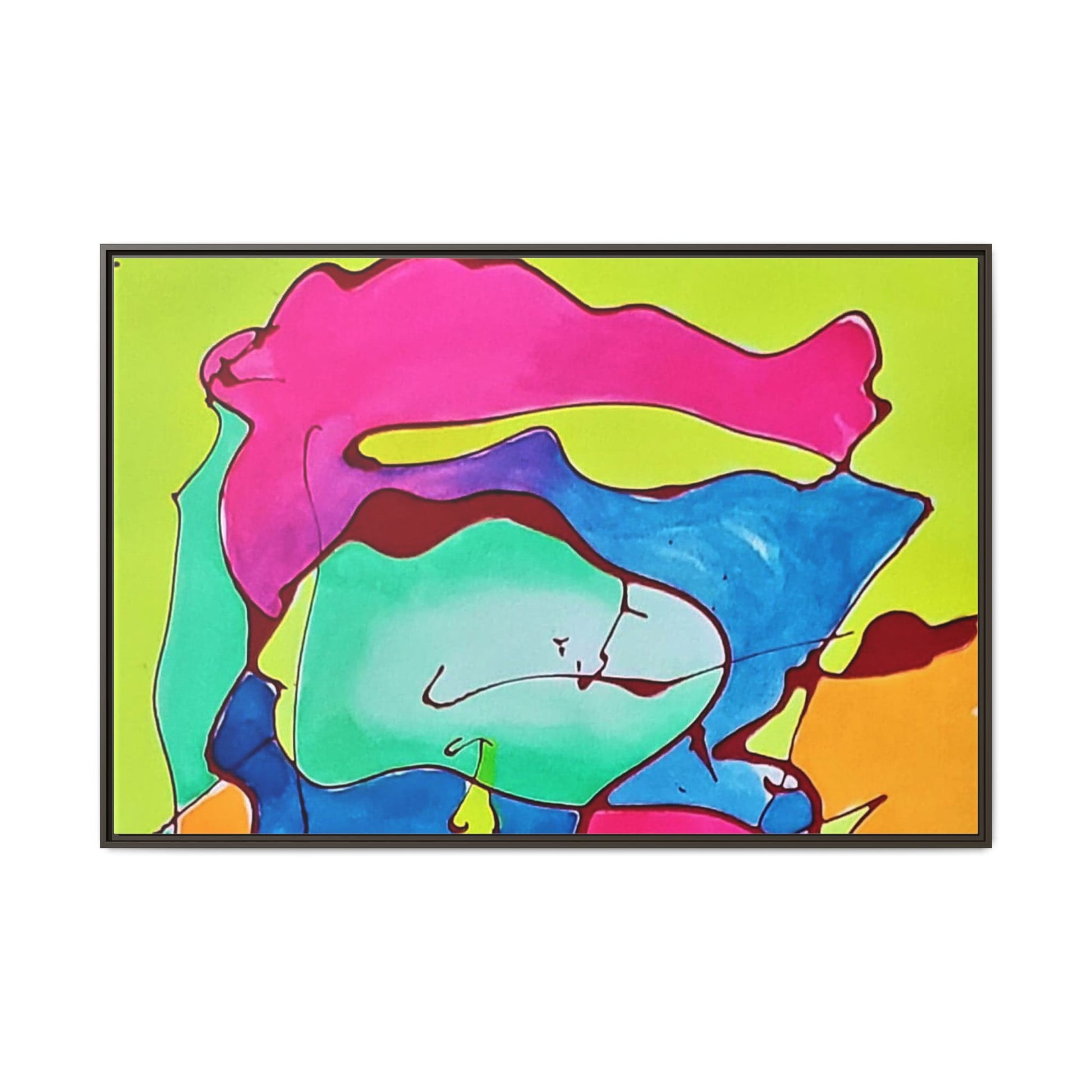 Kool Kid Matte Canvas Framed - Kia Day Design