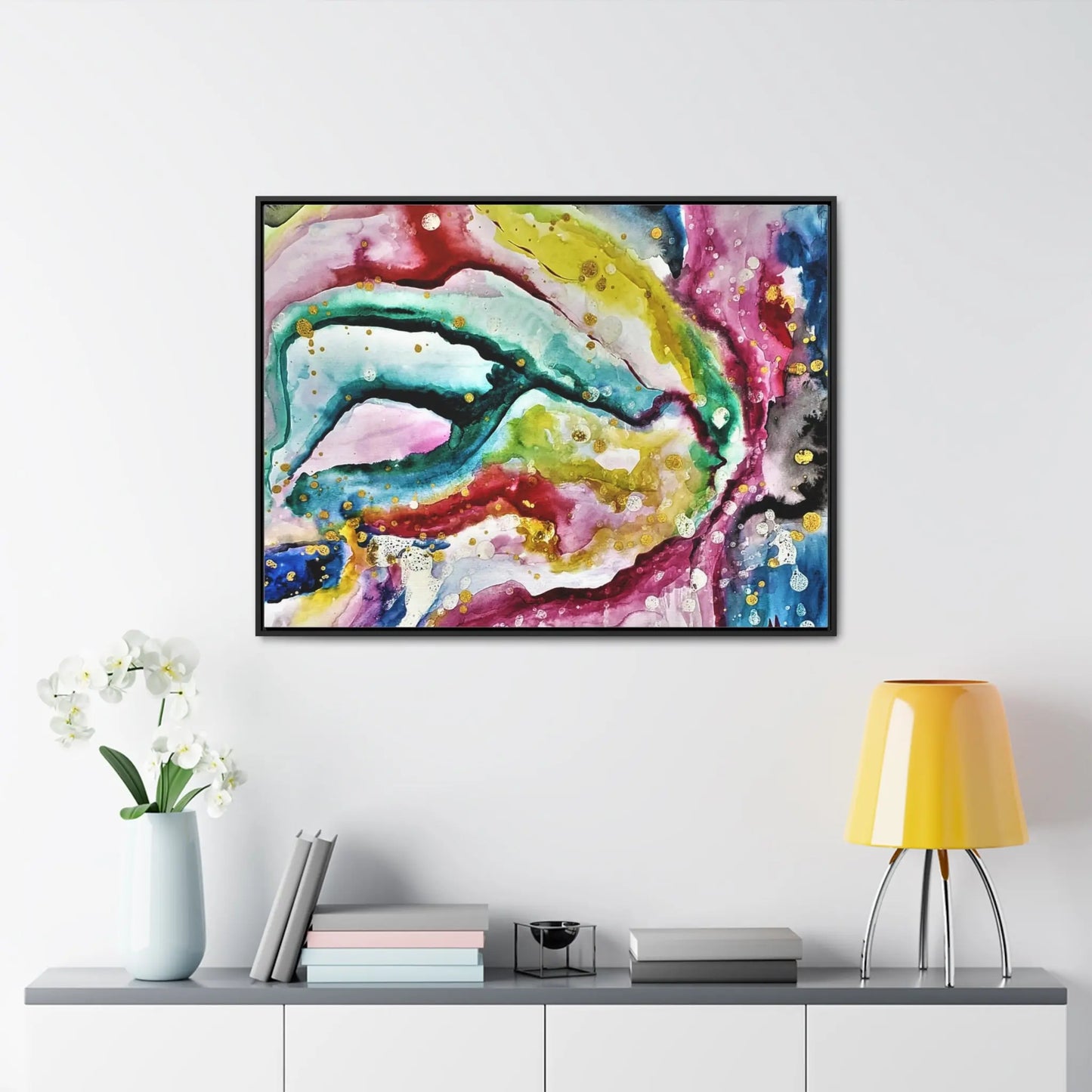 Cosmic Face Gallery Canvas Wraps, Horizontal Frame