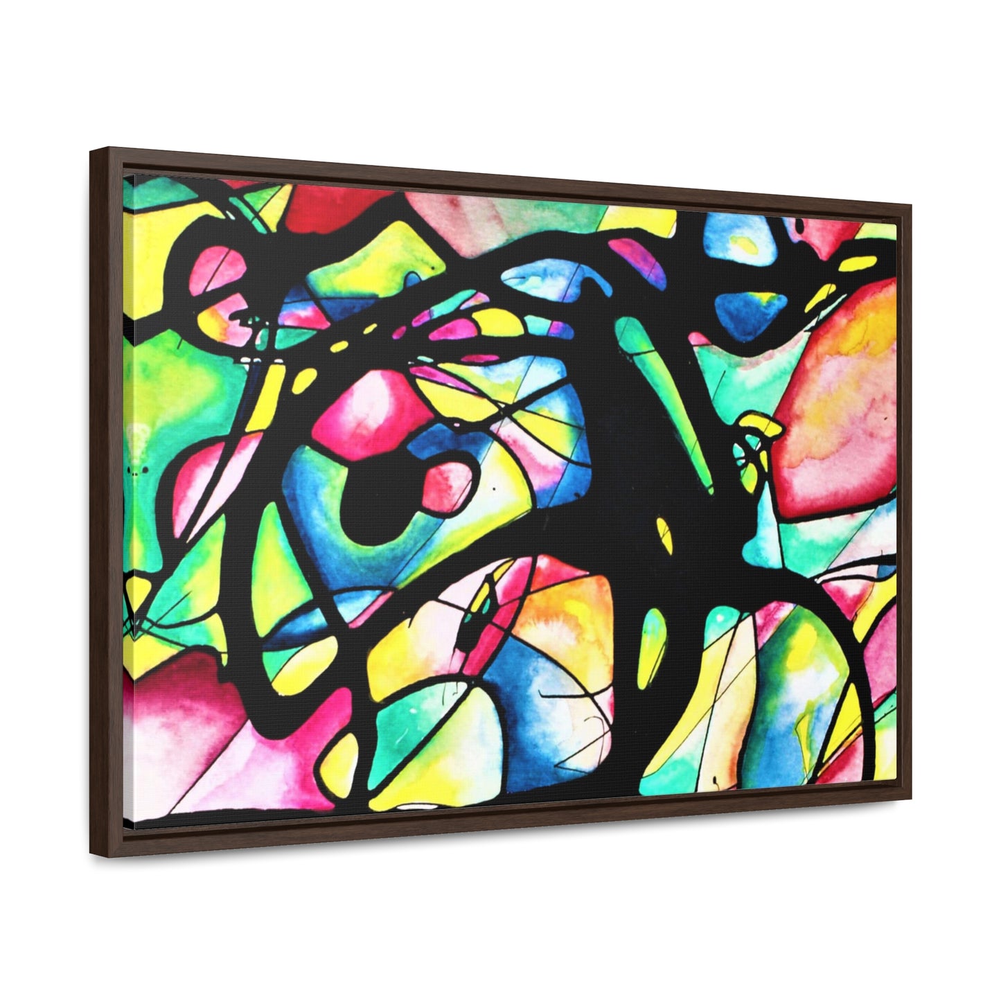 Peacock Gallery Canvas Wraps, Horizontal Frame