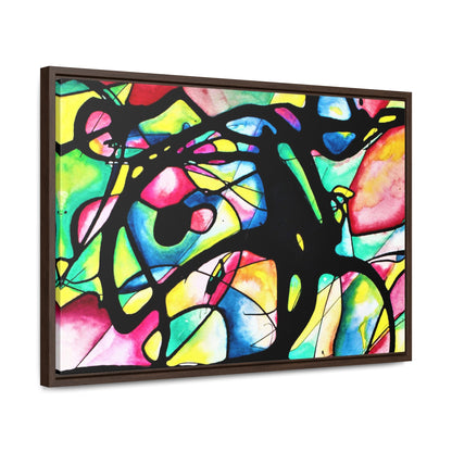 Peacock Gallery Canvas Wraps, Horizontal Frame