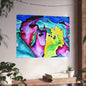 Cat Dog Fine Art Posters 32" x 24" (Horizontal) Matte
