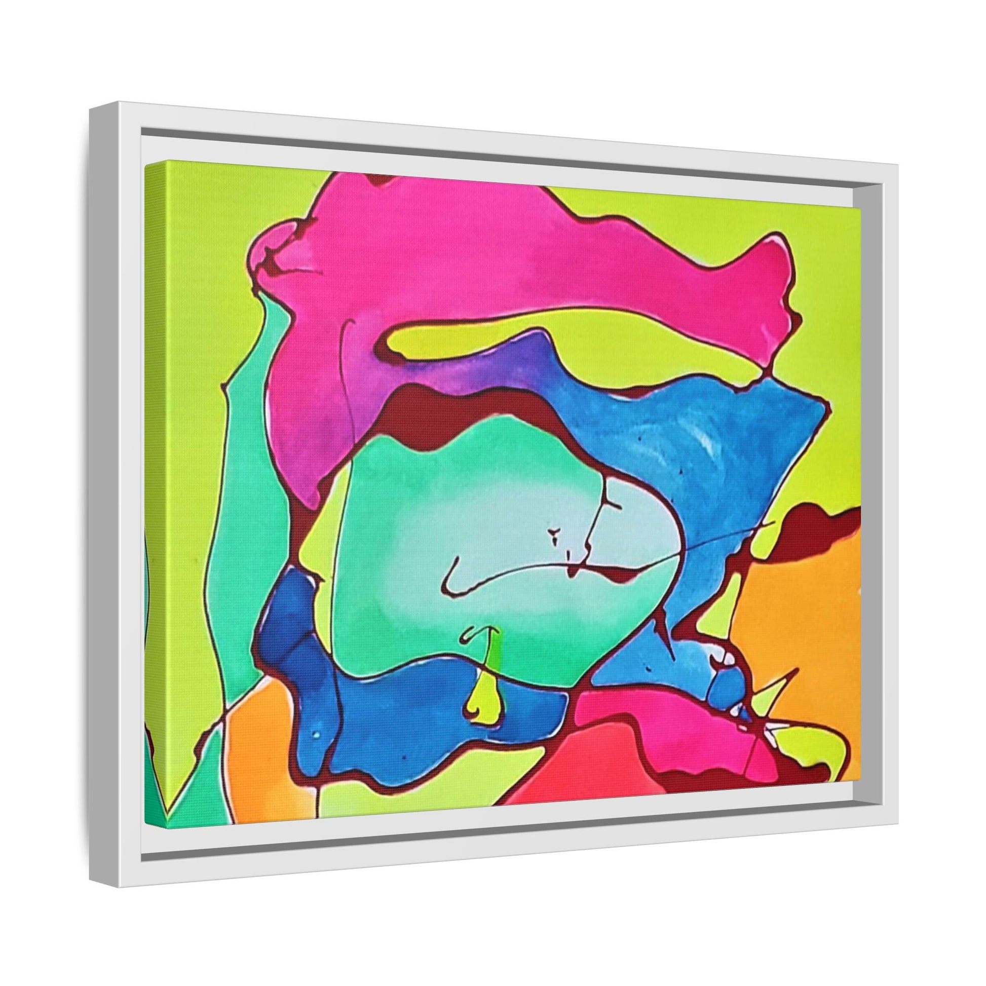 Kool Kid Matte Canvas Framed - Kia Day Design