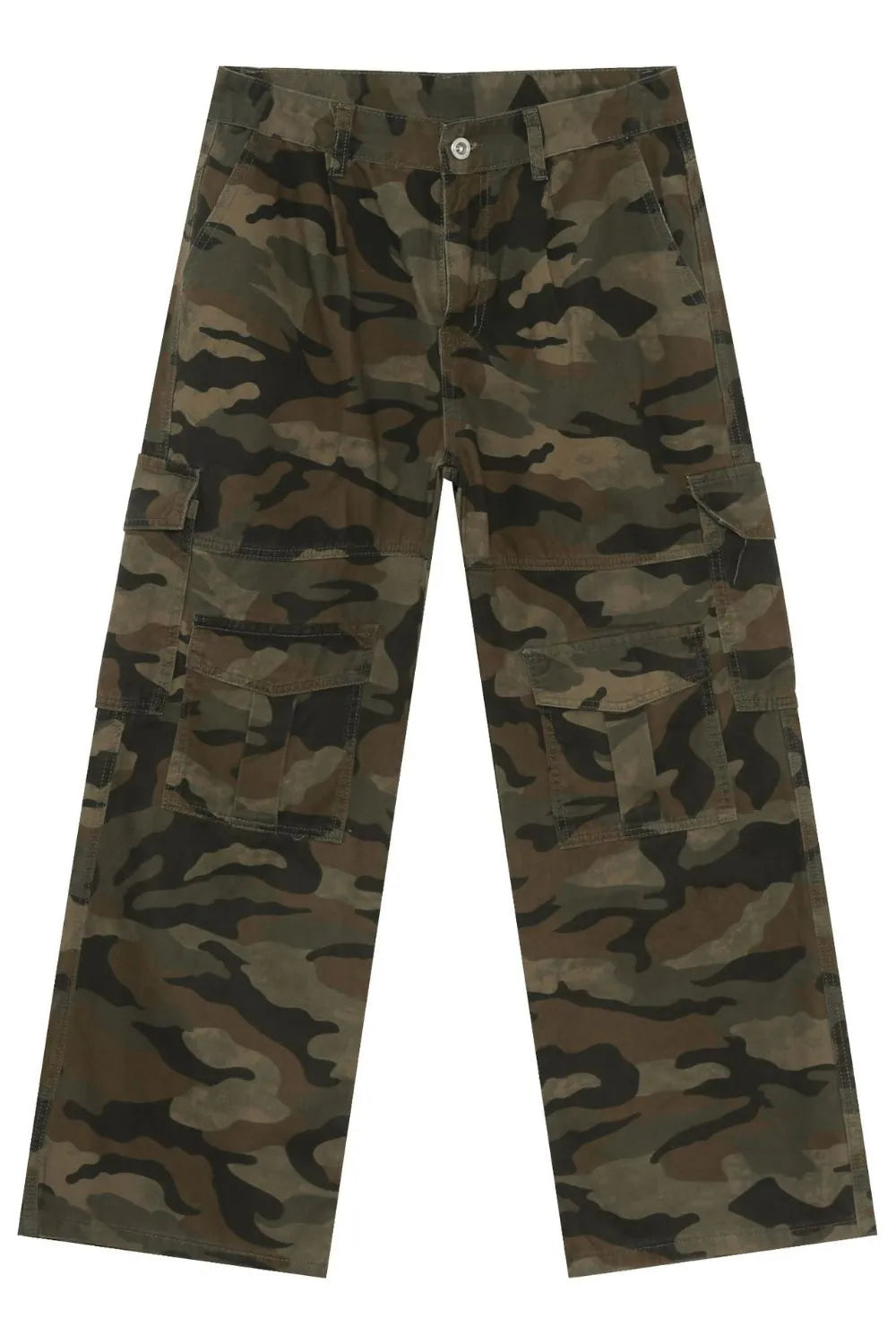 Men's Camouflage Loose Fit Jeans - -