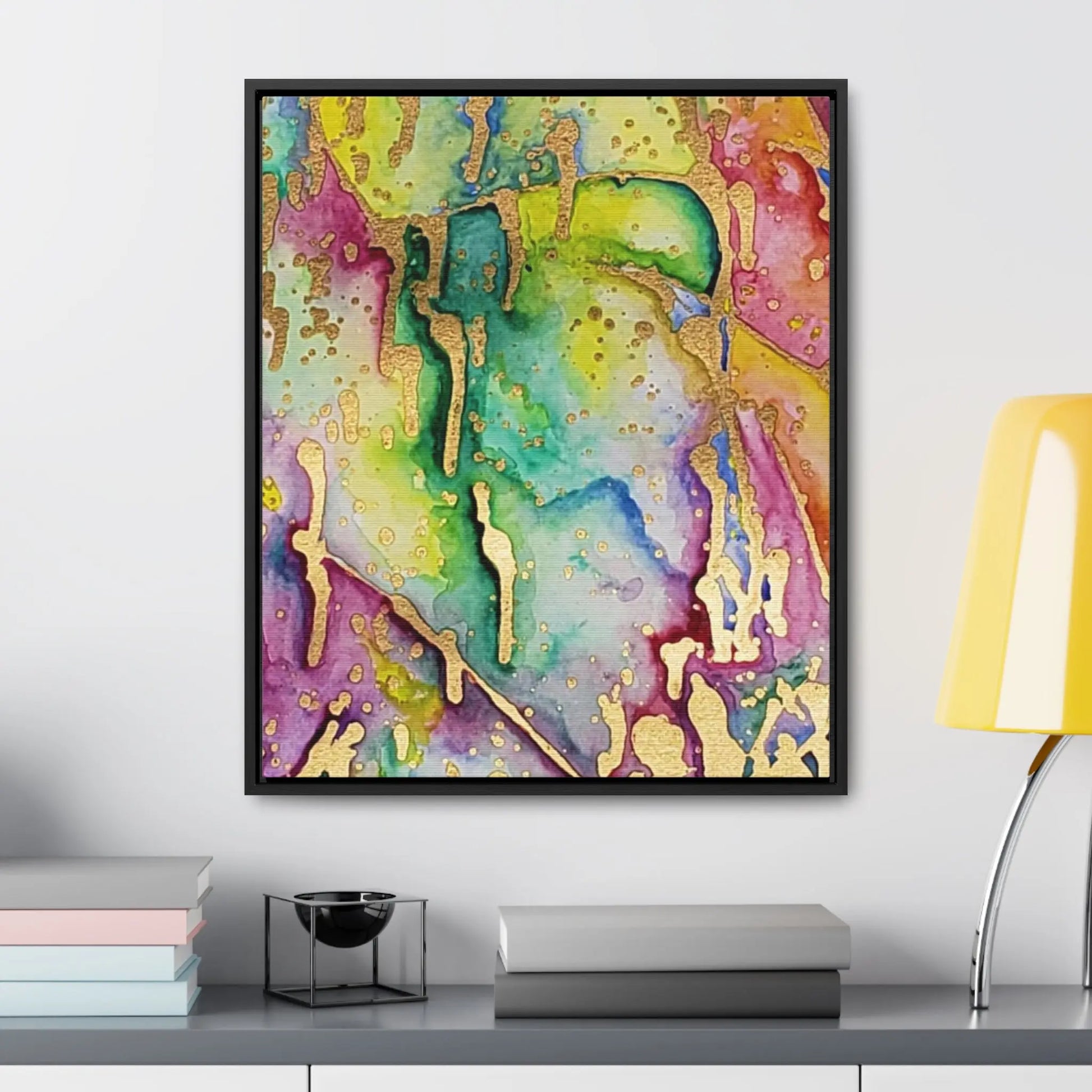 Acid Face Gallery Canvas Wraps, Vertical Frame