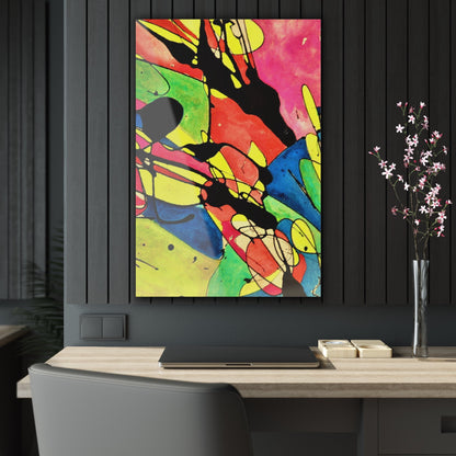 Exploding Earth Acrylic Prints 24" x 36" (Vertical) Glossy