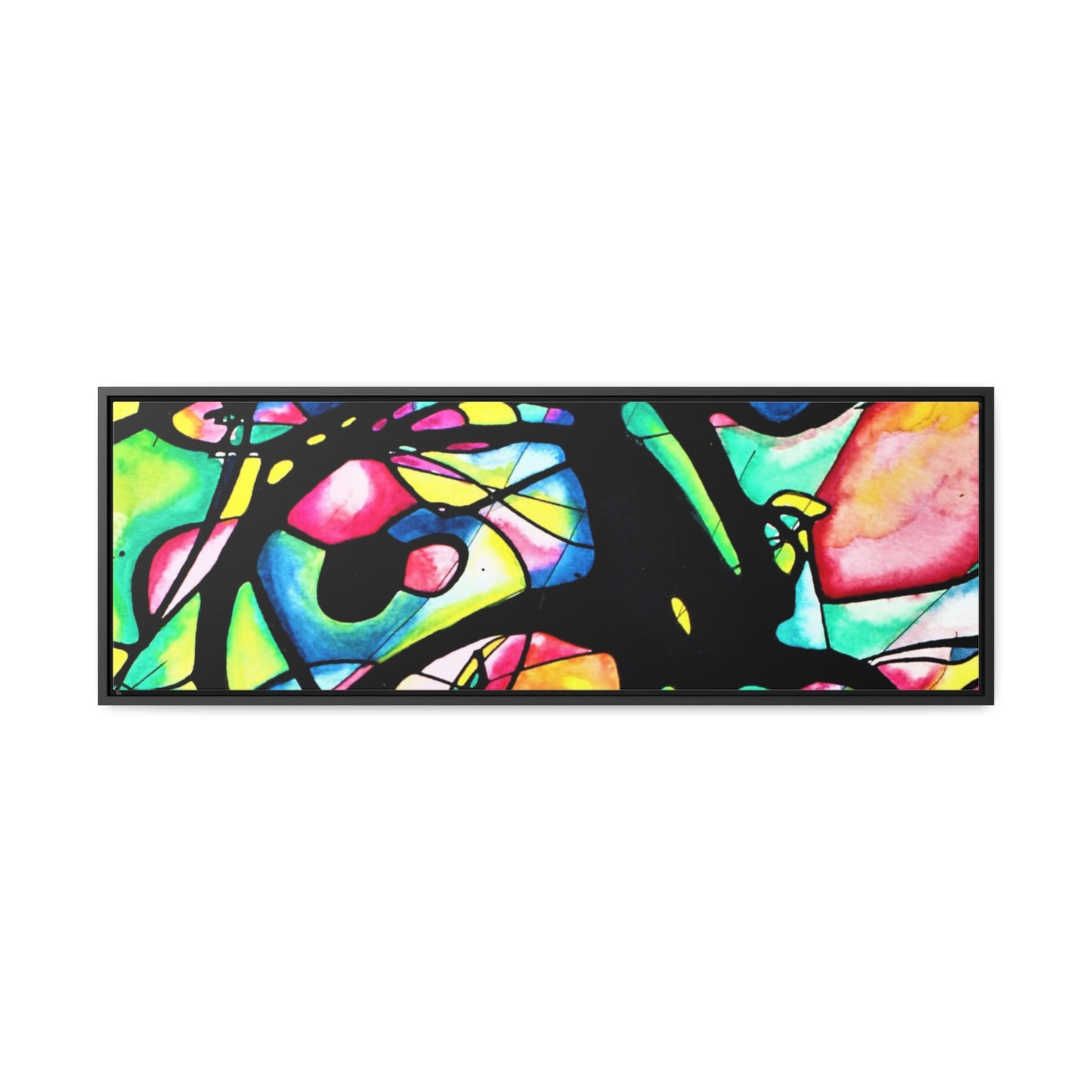 Peacock Gallery Canvas Wraps, Horizontal Frame