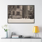 430 W 119th St New York Gallery Canvas Wraps Horizontal Frame 48″ x 32″ Black white Premium Gallery Wraps (1.25″)