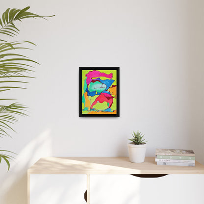 Kool Kid Matte Canvas Framed - Kia Day Design