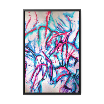 Pink Jellyfish Gallery Canvas Wraps, Vertical Frame 16″ x 24″ 1.25"