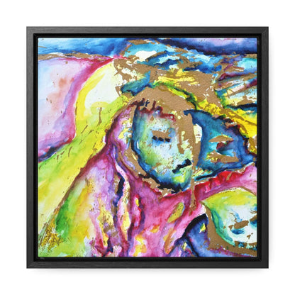 Mothers Face Gallery Canvas Wraps, Square Frame 12″ x 12″ Premium Gallery Wraps (1.25″)