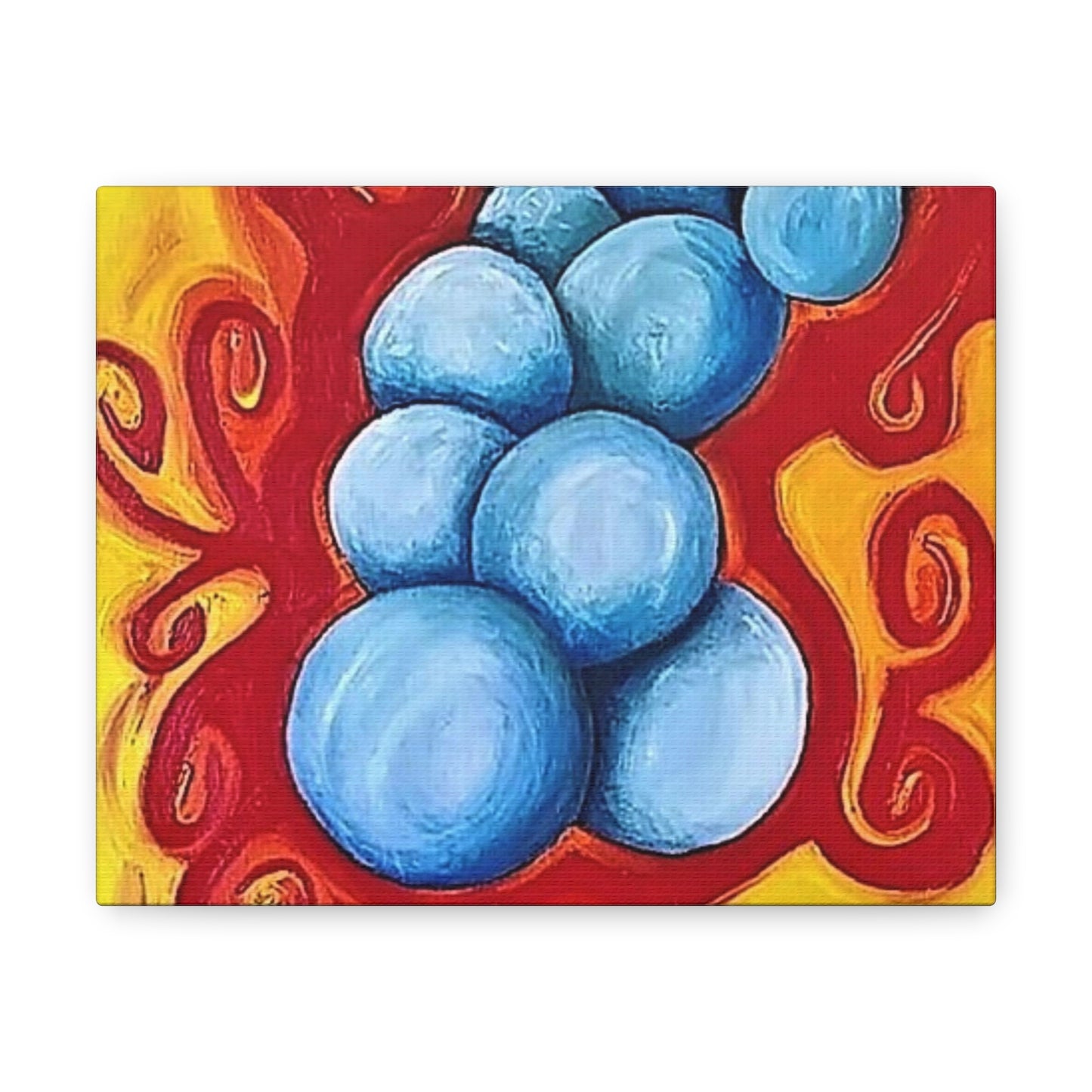 Blue Balls Canvas Gallery Wraps