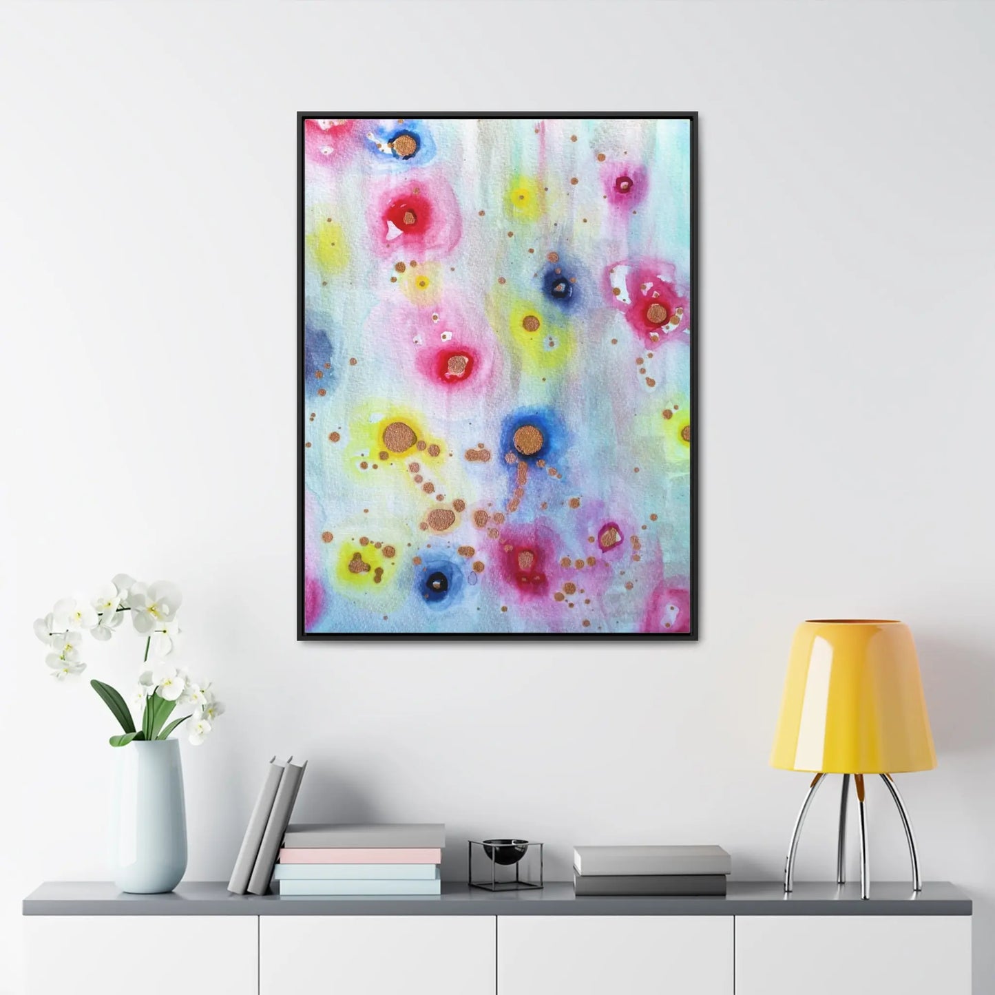 Raining Blooms Gallery Canvas Wraps, Vertical Frame