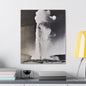 Old Faithful Geyser Yellowstone Canvas Gallery Wraps 20″ x 24″ 1.25"