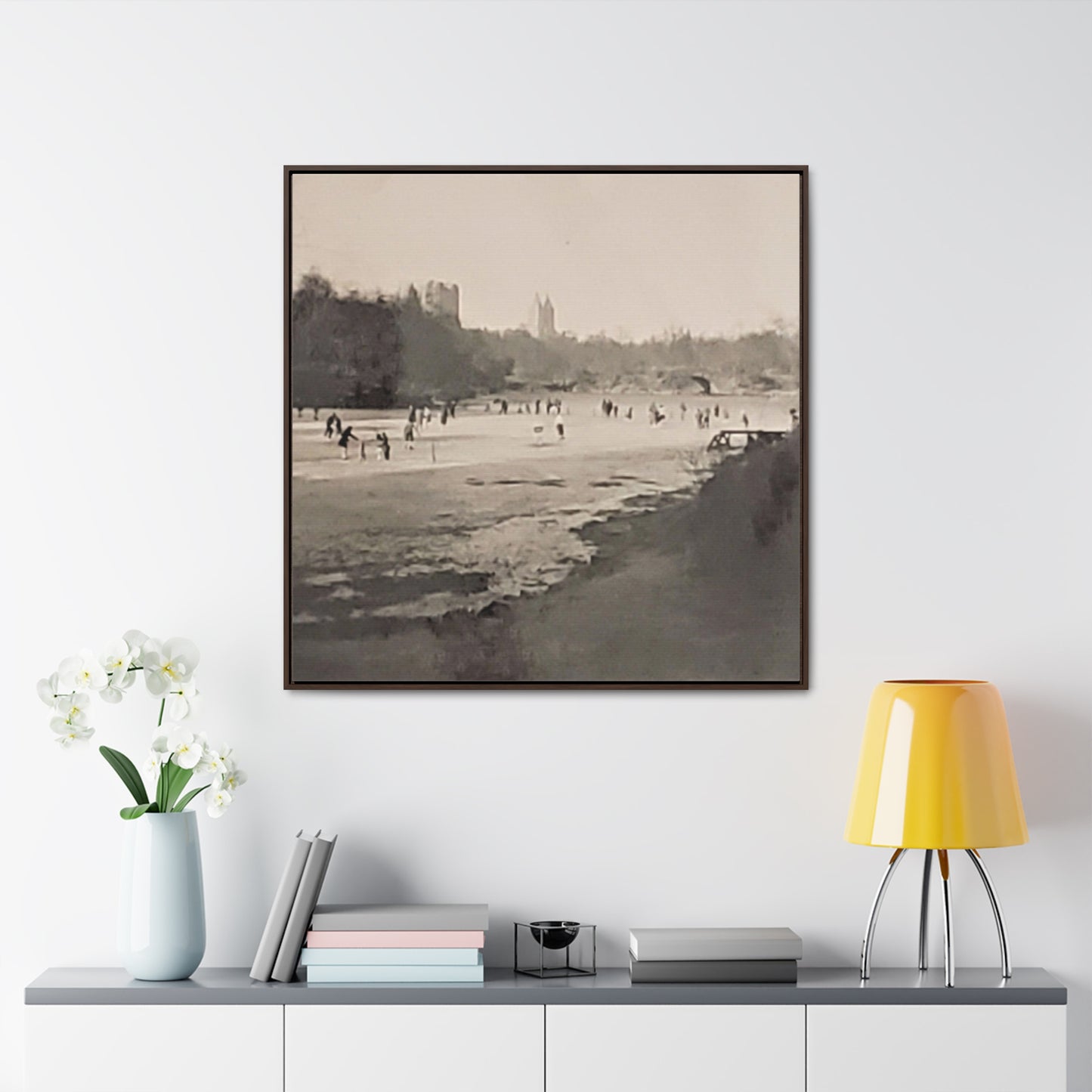 Central Park Gallery Canvas Wraps, Square Frame