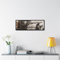 Concrete Worker Gallery Canvas Wraps Horizontal Frame 36″ x 12″ Black Premium Gallery Wraps (1.25″)