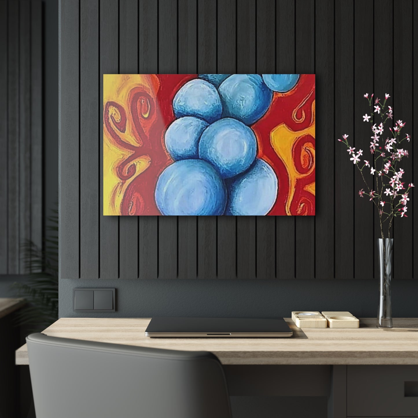 Blue Balls Acrylic Prints