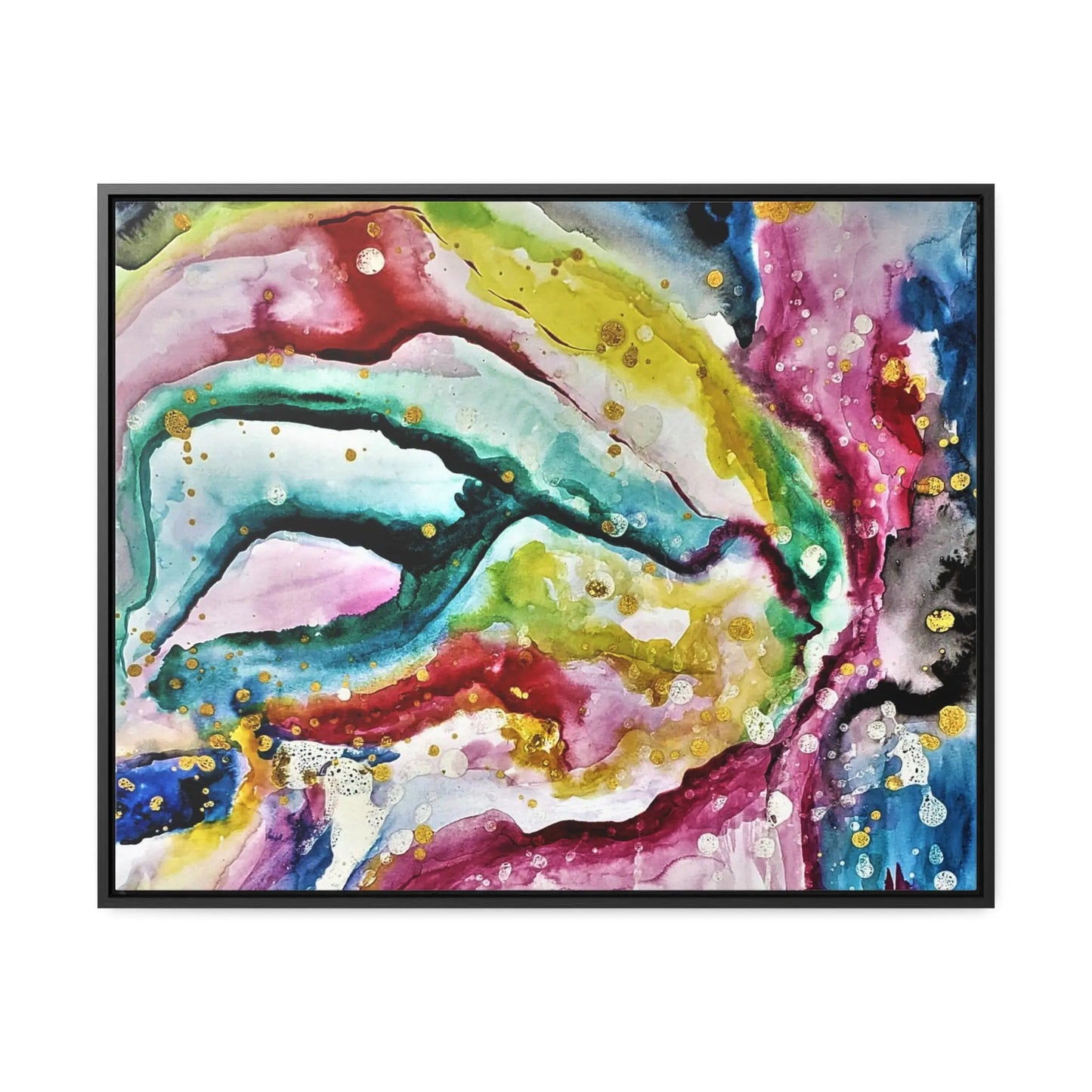 Cosmic Face Gallery Canvas Wraps, Horizontal Frame 30″ x 24″ Premium Gallery Wraps (1.25″)