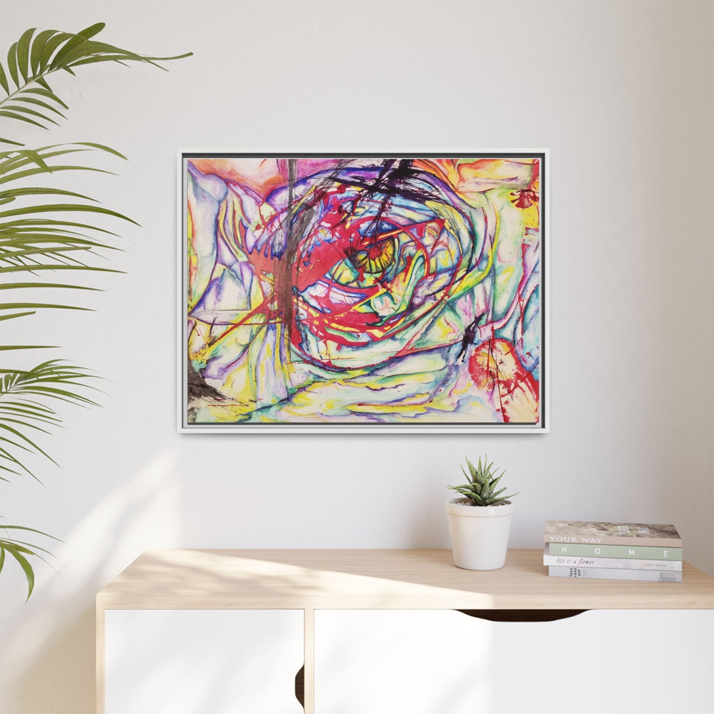 The Eye Framed Art Print - Kia Day Design