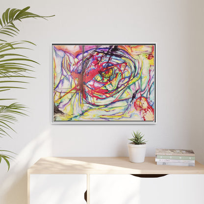 The Eye Framed Art Print - Kia Day Design