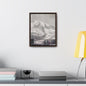 Mount Rainier Gallery Canvas Wraps Vertical Frame 11″ x 14″ Premium Gallery Wraps (1.25″) Walnut