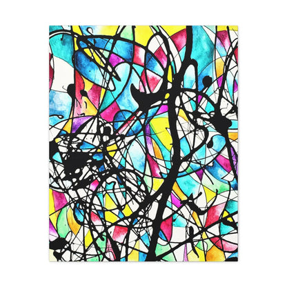 Kaleidoscope Canvas Gallery Wraps 24″ x 30″ 1.25"