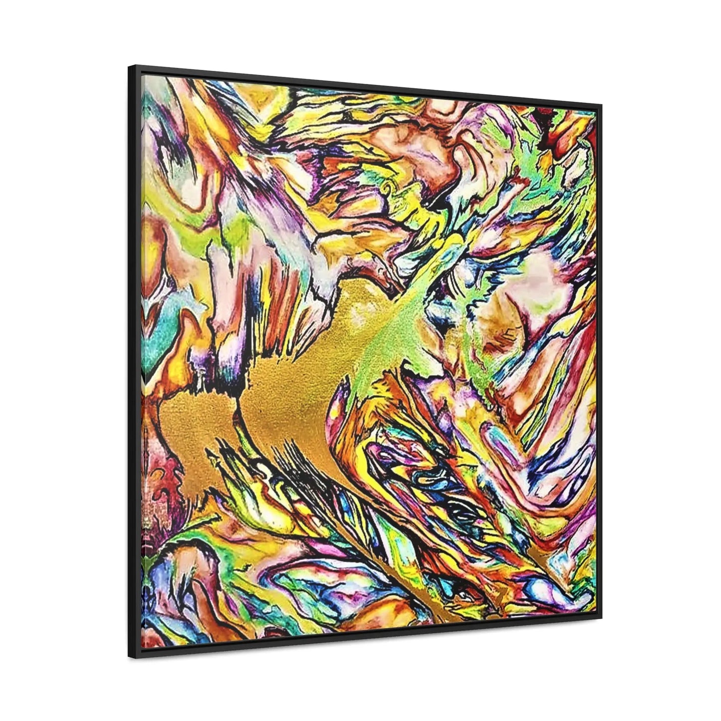 Phoenix Rising Gallery Canvas Wraps, Square Frame