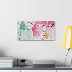 Abstract Face Canvas Gallery Wraps - Kia Day Design