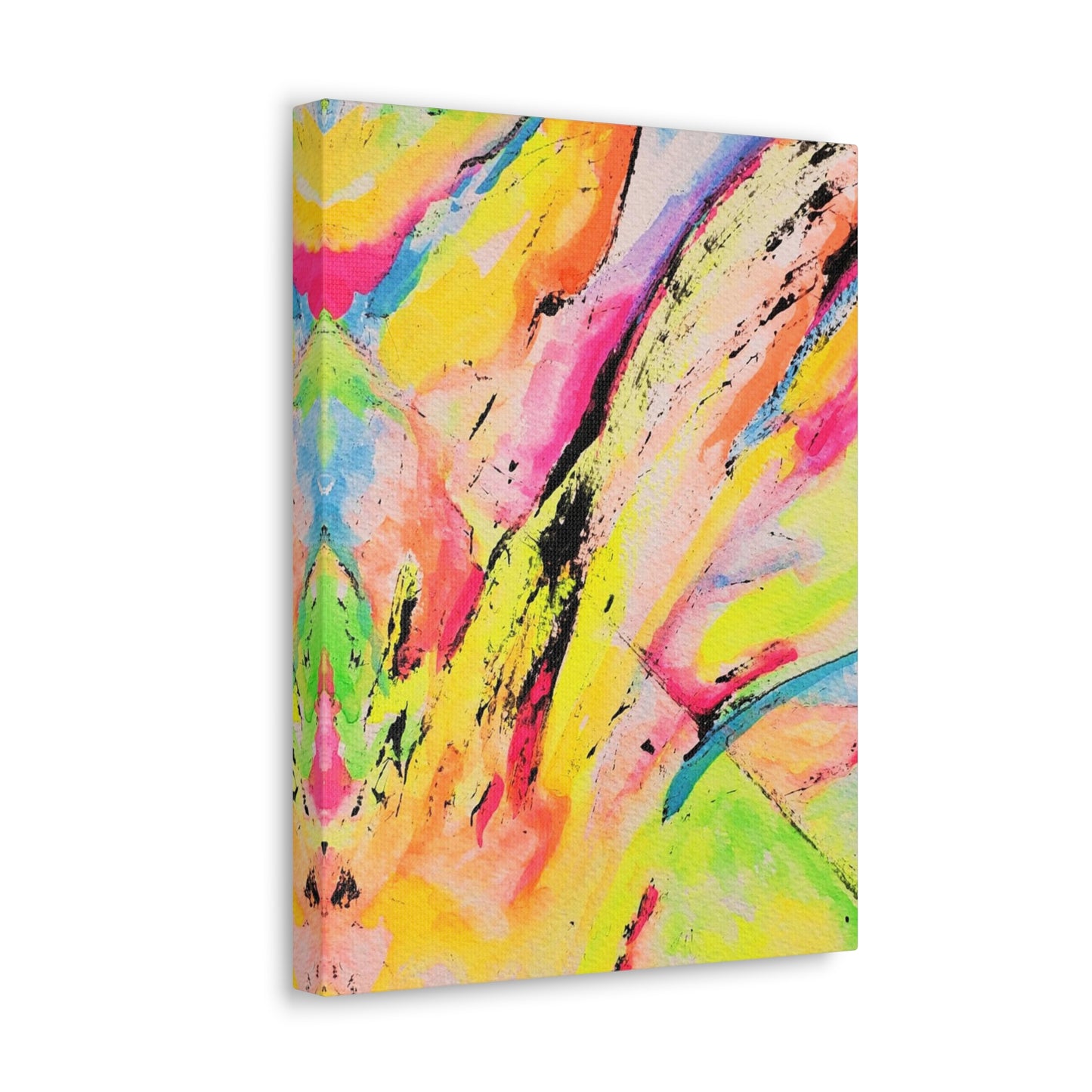 Neon Fire Canvas Gallery Wraps