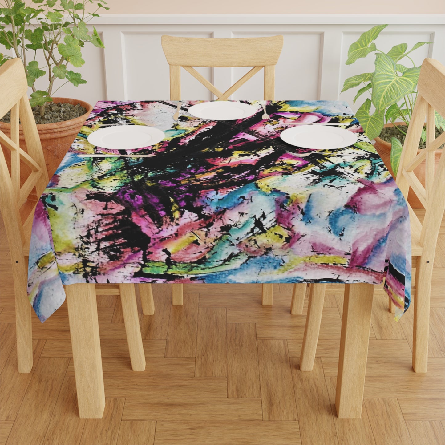 Kitty In Space Table Cloth