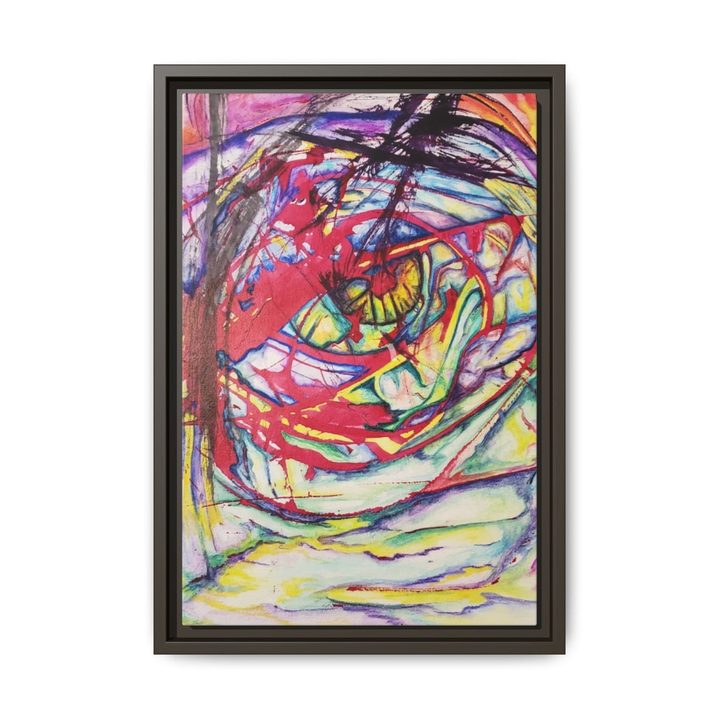 The Eye Framed Art Print - Kia Day Design