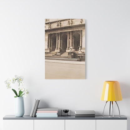 New York Public Library Satin Canvas Stretched 24″ x 36″ (Vertical) 1.5"