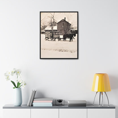 Milk Man Gallery Canvas Wraps Vertical Frame 24″ x 30″ 1.25" Black