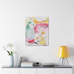 Abstract Face Canvas Gallery Wraps - Kia Day Design