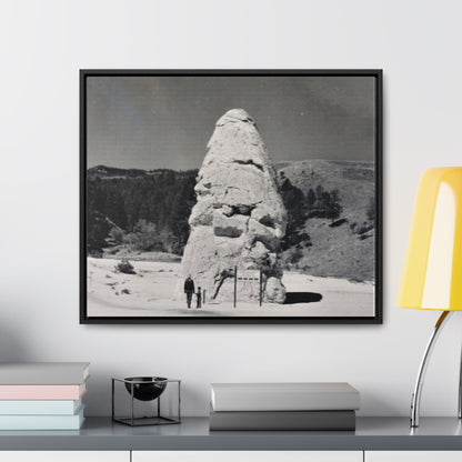 Liberty Cap Yellowstone Gallery Canvas Wraps Horizontal Frame 24″ x 20″ Black 1.25"