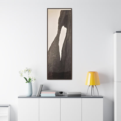 The Needles Eye Gallery Canvas Wraps Vertical Frame 20″ x 60″ Premium Gallery Wraps (1.25″) Walnut