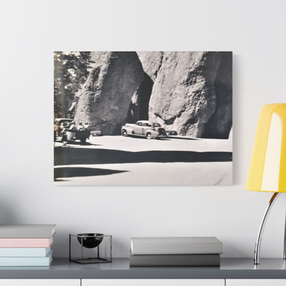 At the Needles Satin Canvas Stretched 24″ x 18″ (Horizontal) 1.5"