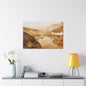 San Gabriel Dirt Fill Dam #1 Canvas Gallery Wraps Printify