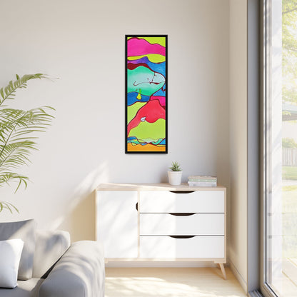 Kool Kid Matte Canvas Framed - Kia Day Design