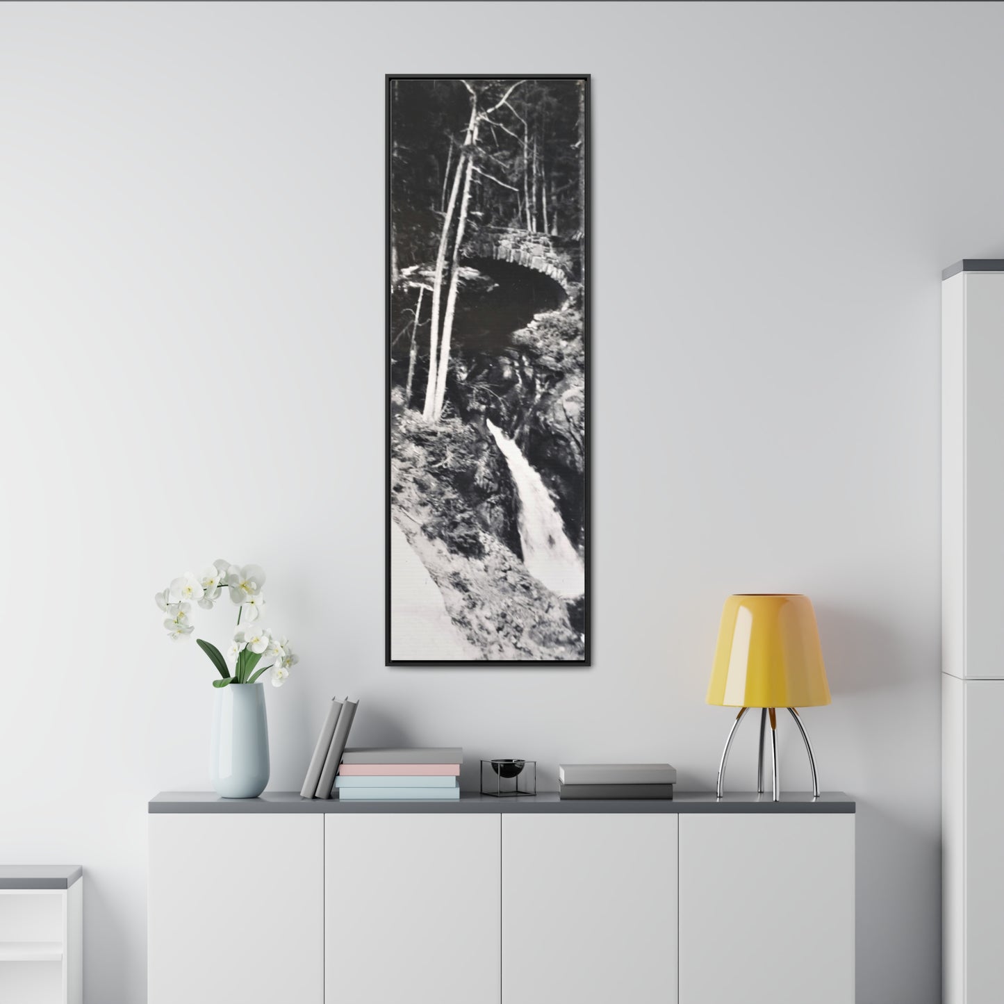 Narada Falls Yellowstone Gallery Canvas Wraps, Vertical Frame