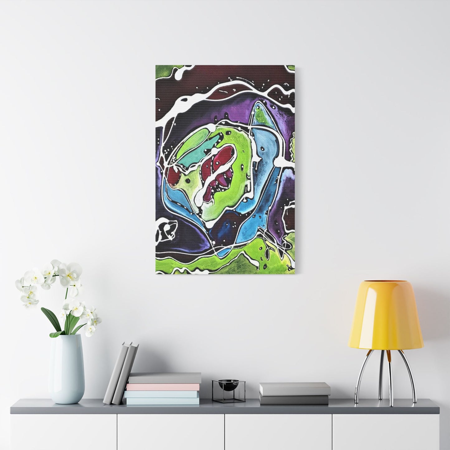 Alien Satin Canvas, Stretched