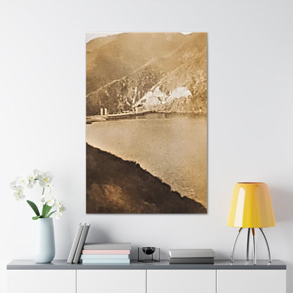 Morris Dam Lake Canvas Gallery Wraps 32″ x 48″ 1.25"