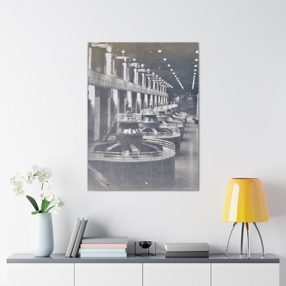 Boulder Dam Powerhouse Canvas Gallery Wraps 30″ x 40″ 1.25"